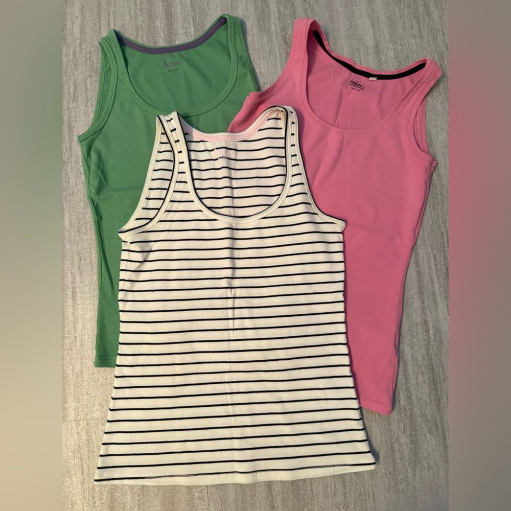 3-pack Boden tank tops